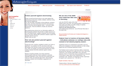 Desktop Screenshot of electrosmog-free-living.com